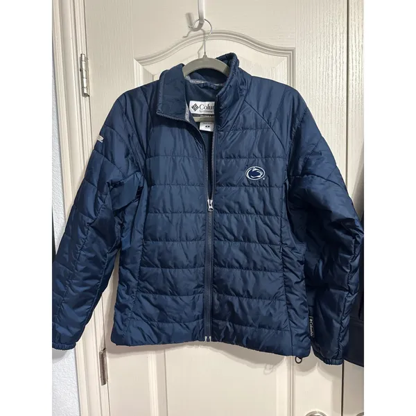 Columbia Penn State Nittany Lions Embroidered Puffer Jacket Collegiate Preppy - Image 2
