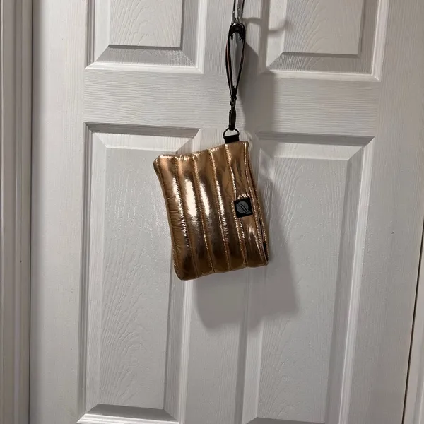 Think Royln Rose Gold Metallic‎ Quilted Wristlet - Image 8