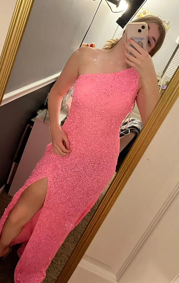 Sherri Hill Pink Prom Dress - Image 2