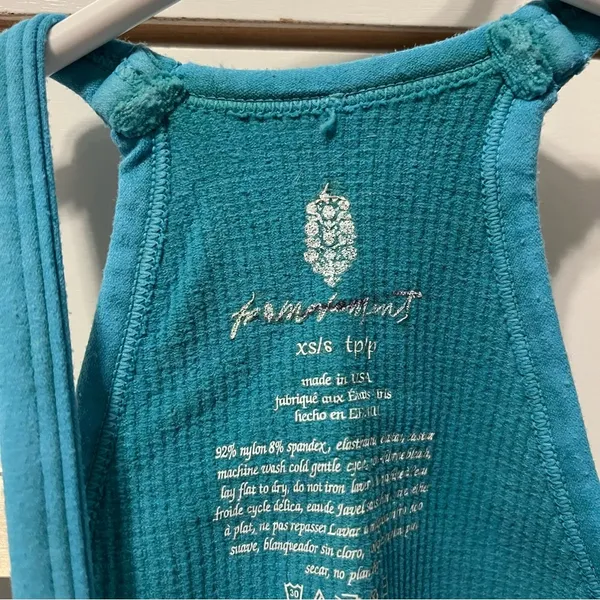 Free People Movement Tropical Teal Happiness Runs/Prajna Set XS/S - Image 5
