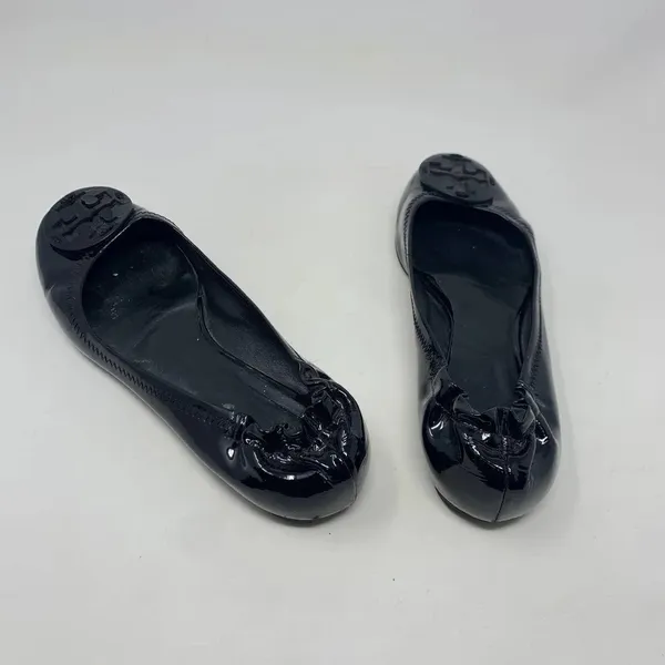 Tory Burch Reva Classic Patent Leather Ballet Flats Black Size US‎ 7.5 - Image 9