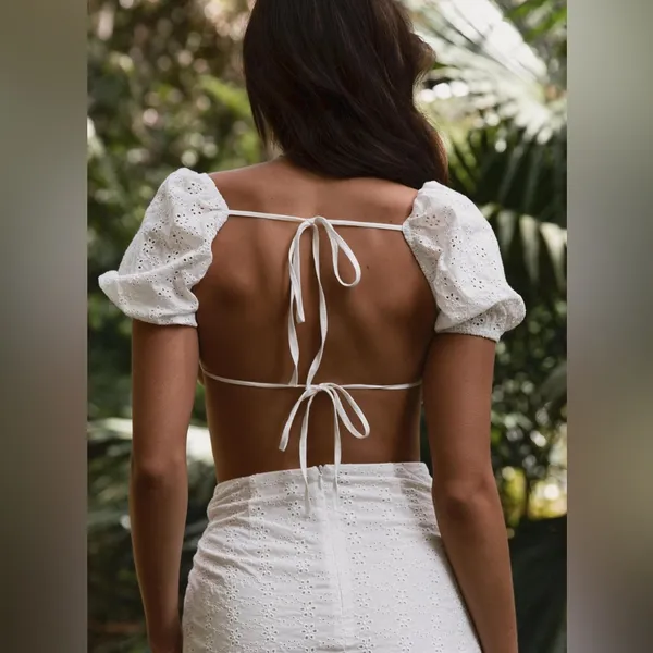 Peppermayo White Broderie Matching Set - Image 6