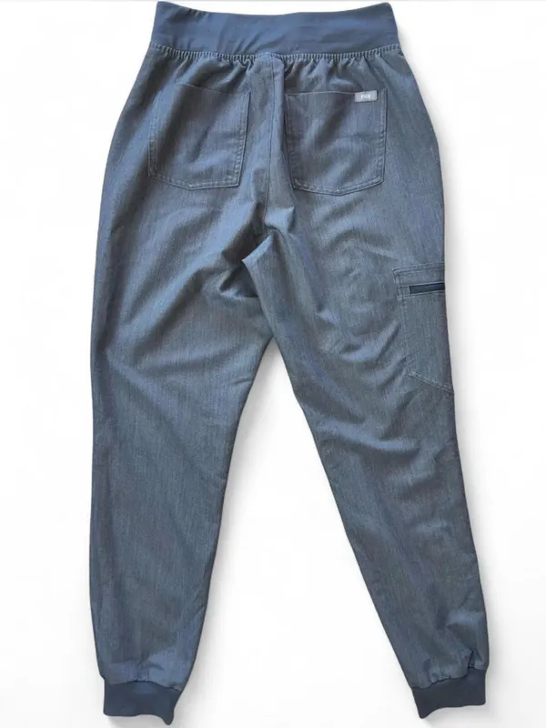 FIGS Technical Collection HW Zamora High Waisted Jogger Pants Grey Women Size S - Image 2