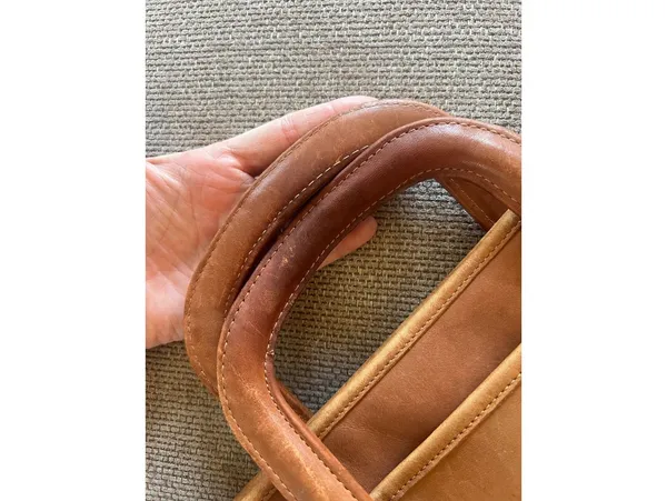 Vintage Coach Embassy Leather Messenger Bag - Image 6