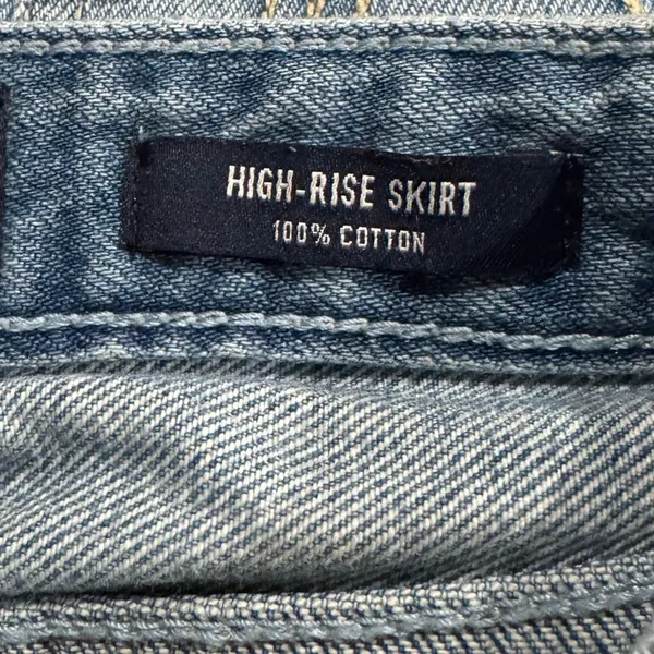 Hollister High Rise Mini Skirt Jean Denim Women’s 25 - Image 4