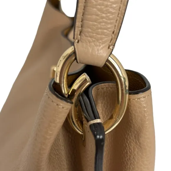COACH Charlie Bucket‎ Bag Sand Taupe Beige Everyday Classic Gold Hardware ($350) - Image 9