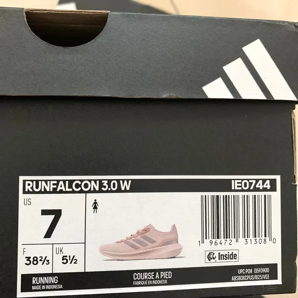 Adidas Women Runfalcon 3 Shoes in Putty Mauve / Wonder Taupe - Image 13
