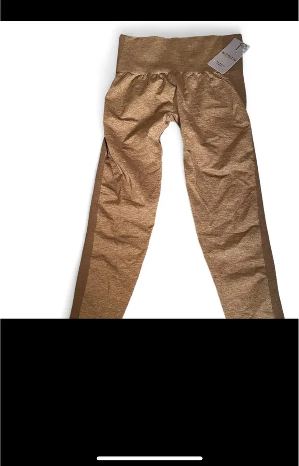 NVGTN Mocha Performance Seamless Leggings in mocha Size medium - Image 5