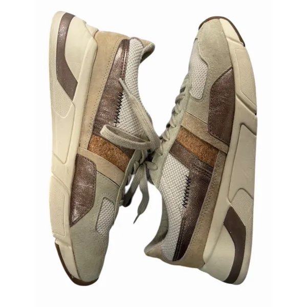 Gola Classics Women's‎ Eclipse Mode Sneakers Wheat/Oat/Bronze Size 8 Tan - Image 7