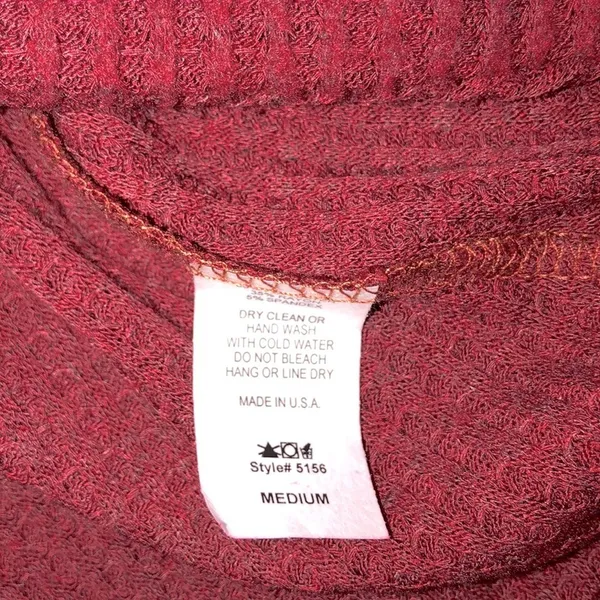 Entro size medium burgundy boho top - Image 5