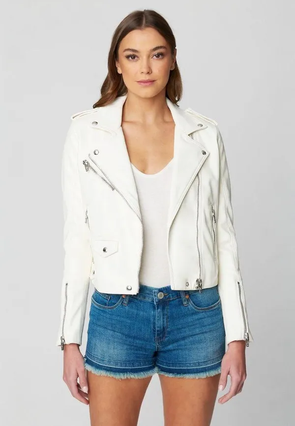 BLANKNYC | Pure Motivation Vegan Leather Moto Jacket w/ Quilting Stitch Small - Image 2