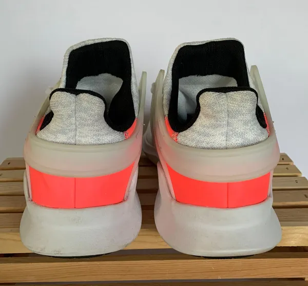 Adidas White/Pink EQT Support ADV White Turbo Training Sneakers - Image 4