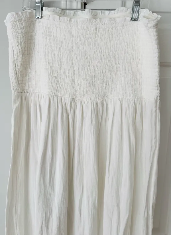 Anthropologie The Marisol Smocked Gauze Maxi Dress, Size XL - Image 9