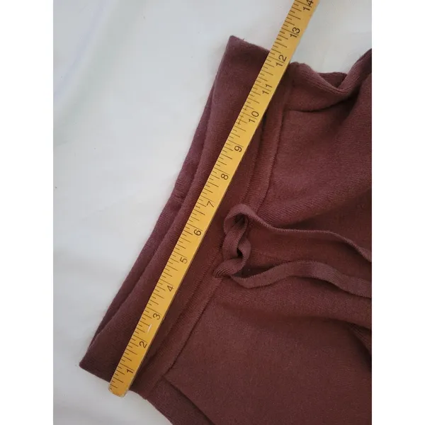 Abercrombie & Fitch Soft A&F Collection Maroon Jogger Sweatpants Women’s Size S - Image 6