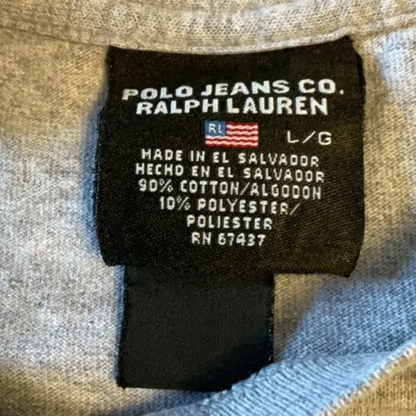 Polo by Ralph Lauren Gray Muscle Tee - Image 6