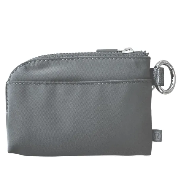 Lululemon Clippable Card Pouch Grey Sage / Light Ivory - Image 8