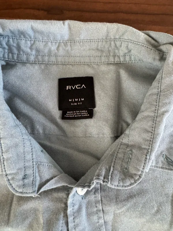 Men’s RVCA Shirt blue  - Image 2