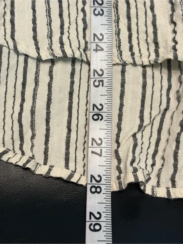 Free People Bishop Sleeves Striped Tunic Blouse Women's Size XS - Image 12