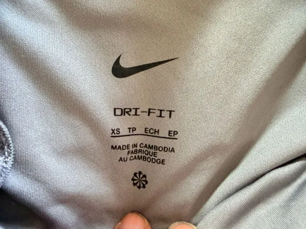 Nike Dri-Fit Running Shorts Women's Size XS Gray Athletic - Image 2