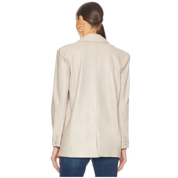 NWT BLANKNYC Faux Leather Blazer in Bare Essential MEDIUM - Image 6