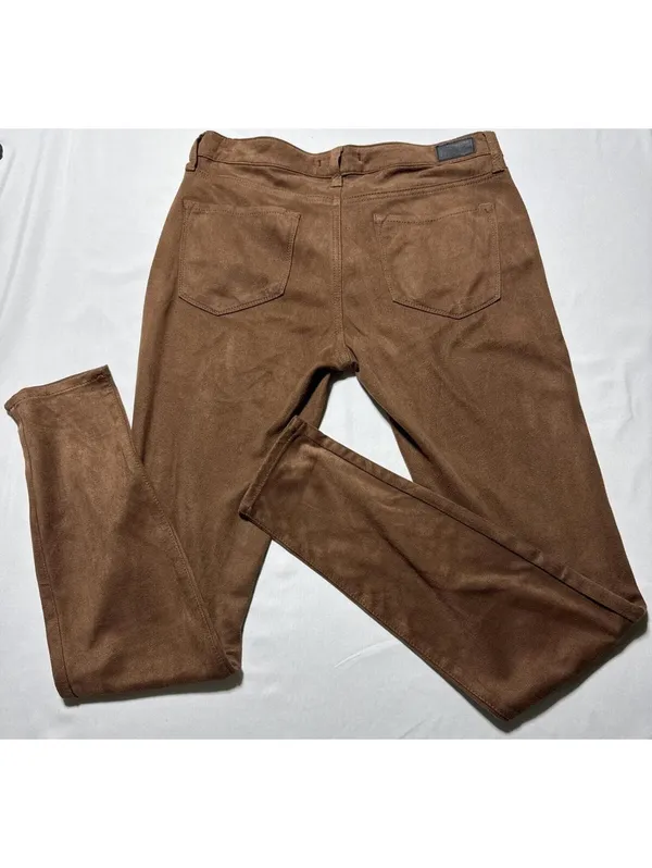 Dear John Brown Faux Suede Skinny Pants - Image 2
