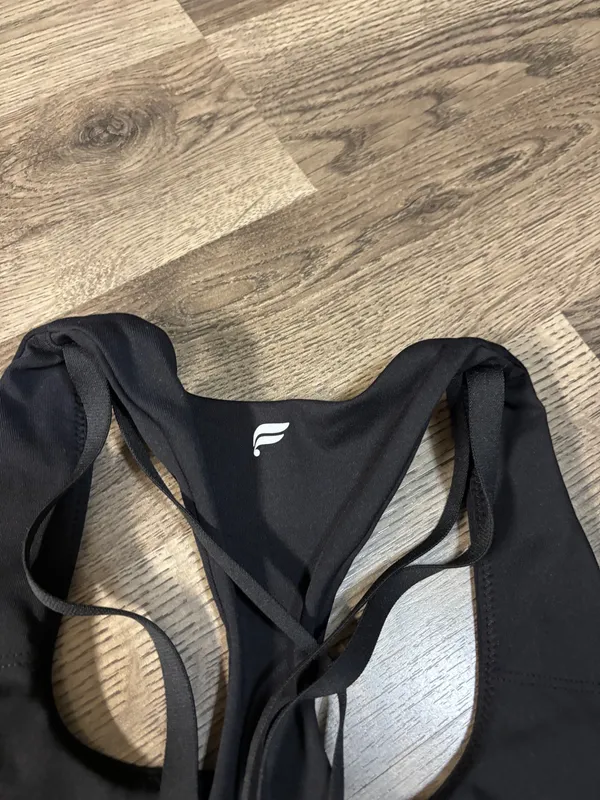 Black Fabletics Sports Bra - Image 3