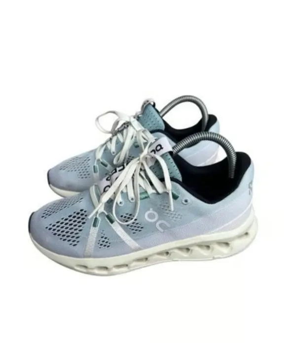 On Running On Cloud Cloudsurfer Running Cushioned Shoes Mineral/Aloe Women’s 7.5 - Image 8