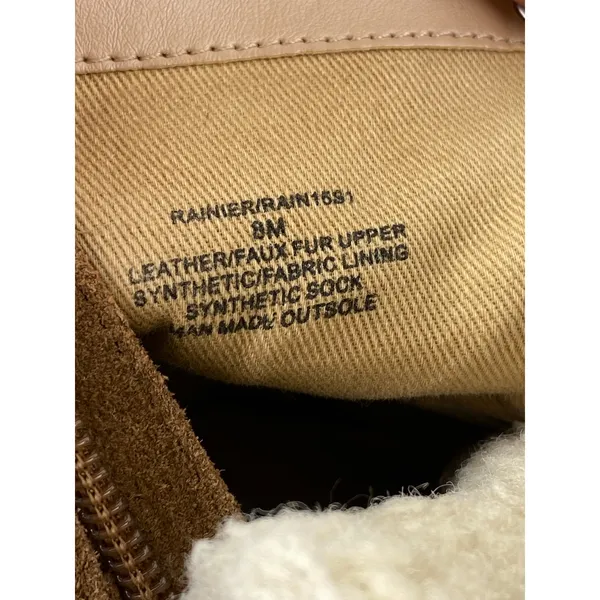 Steve Madden Rainier Women's Brown Suede Leather Lace Up Studded Hiker Boots 8M - Image 5