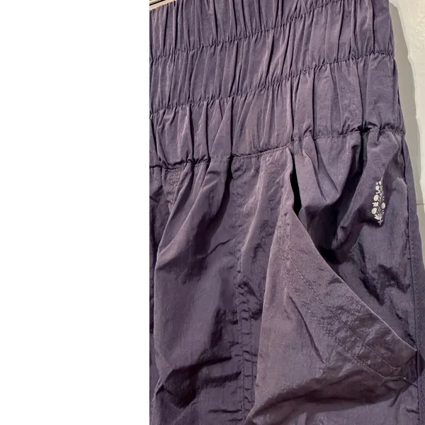 Free People Movement Joggers Blue High Rise Track Pants Small Gorpcore Hiking‎ - Image 5