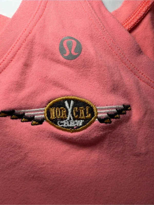 Lululemon Coral Racerback Workout Tank Women’s Small/Medium Approx 16x25 NorCal - Image 5