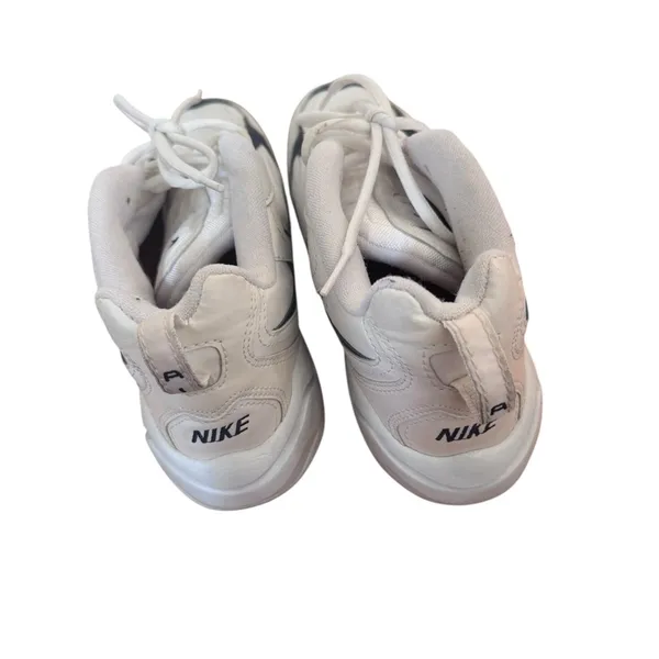 Vtg Nike Air Monarch Y2K 2002 White Navy Sz 10 W 303943-141 - Image 5