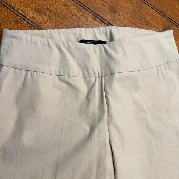 Up! Pants Womens Beige Wide Leg Stretch Pants Size 6 Made‎ in Canada - Image 3