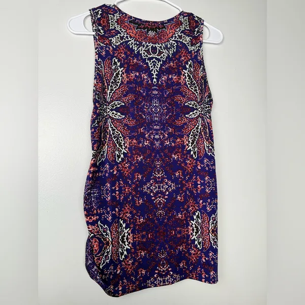 Athleta‎ Vibrant Blue and Red Patterned Top - Image 3
