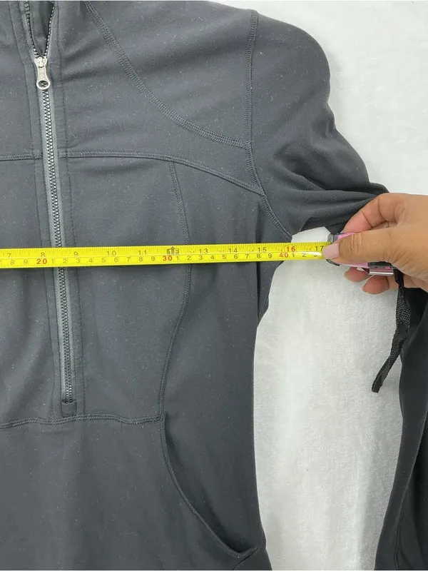 lululemon athletica Black Half-Zip Jacket 1068 - Image 3