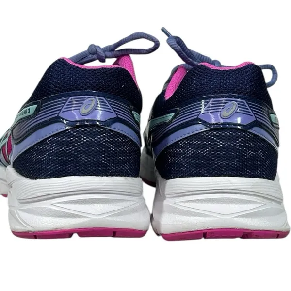 ASICS Gel Contend 3 Women’s 8.5 Running Shoes Blue Pink Gym Trainers Cushioned - Image 5