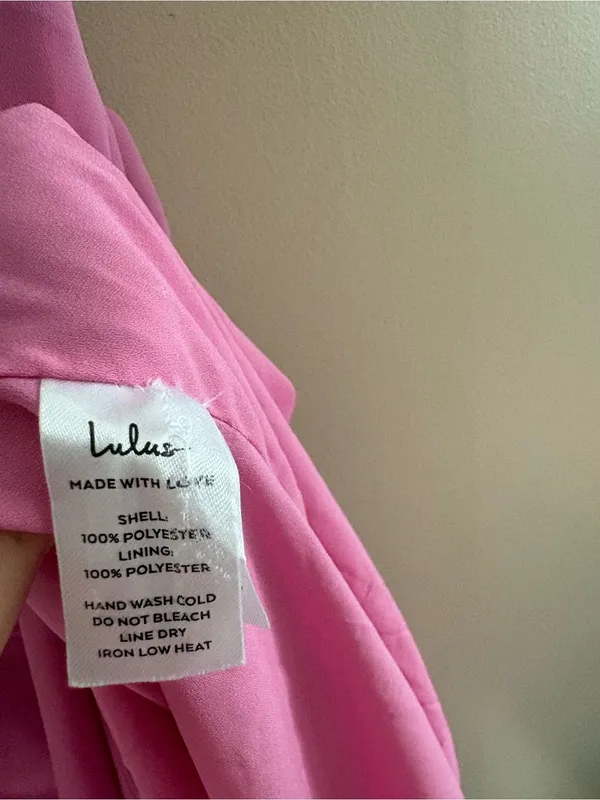 Lulus Summer Invite Pink Tie-Strap Tiered Midi Dress Size XL Sleeveless Cocktail - Image 9