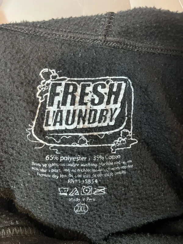French Laundry Savage X Fenty black hoodie with green and gold 'SAVAGE' text and snake graphic, size 2XL. - Image 4