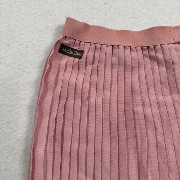 Matilda Jane‎ Curtain Call Wide Leg Pants Womens Medium Pink Accordion Elastic - Image 5