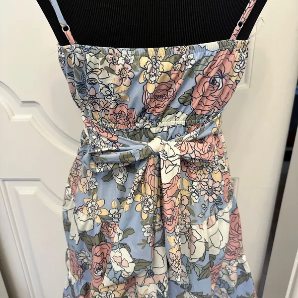 Altar’d State Floral Spaghetti Strap Dress Sundress Bow Back NWOT - Image 6