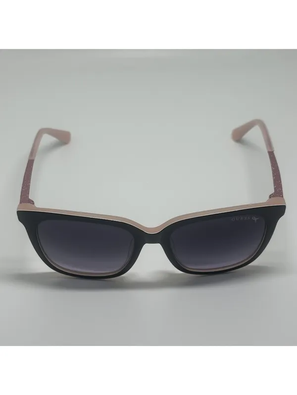 Guess Breast Cancer Two-Tone Black and Pink Sunglasses with Case and Cloth - Image 4