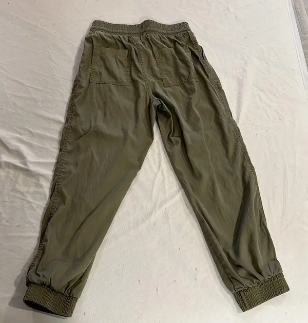 a new day Green Track Pants with Elastic Waistband and Cuffs - Image 2