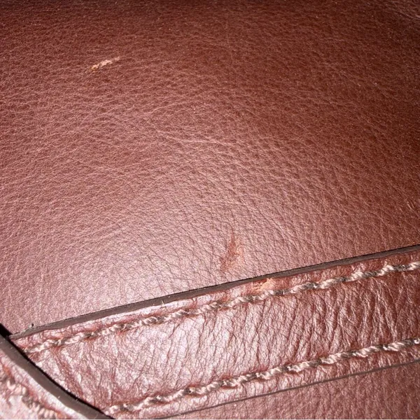 Fossil Brown Leather Willow Crossbody Satchel Bag Purse - Image 8
