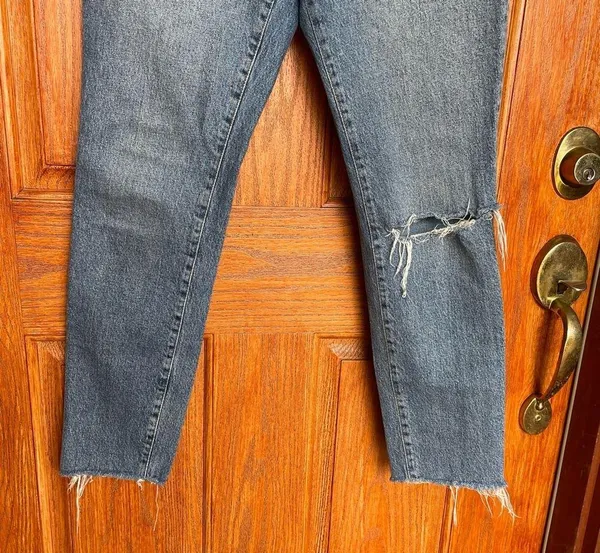 Free People We the Free Stella Raw-Hem Skinny Jeans - Image 12