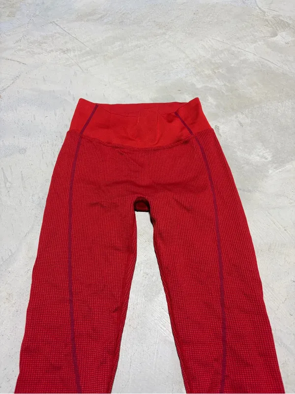 Aerie offline Red Seam-Detail Active Leggings - Image 2