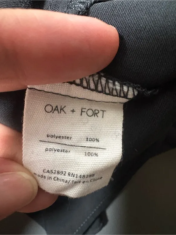 OAK+FORT Classic Black Shift Dress - Image 5