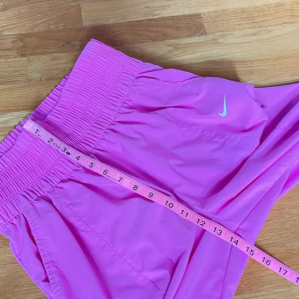 Nike Dri-FIT Pink Wide Leg Track Pants M - Image 8