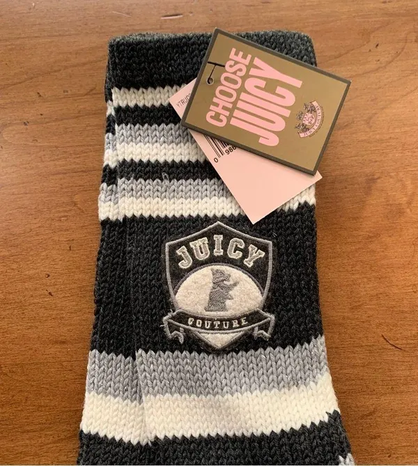 Rare Retro Juicy Couture Pam & Gela Girls Club Wool Winter Gloves New with Tags - Image 2