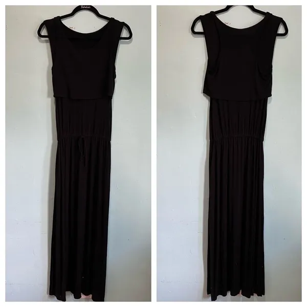Tiered Maxi Dress‎ Black - Image 3