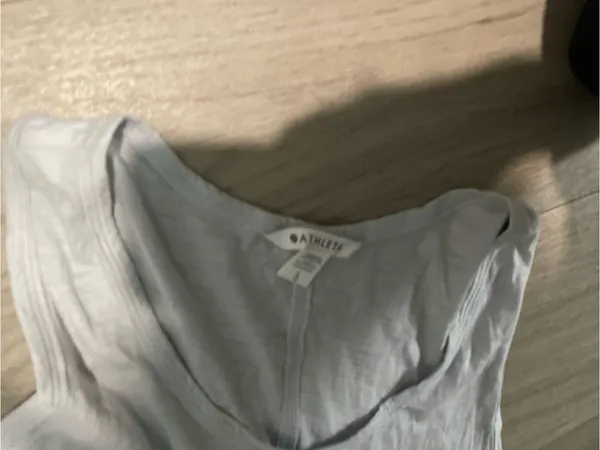 Athleta Pale Blue Racerback Tank Top - Image 2