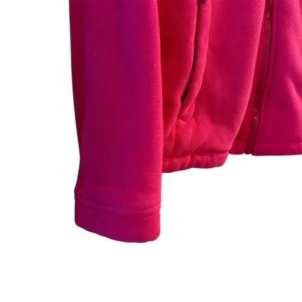 The North Face Women's‎ Pink Sherpa Fleece Hooded Jacket Size M - Image 15